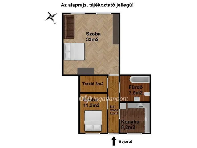 Eladó lakás Budapest VII. kerület 72 nm