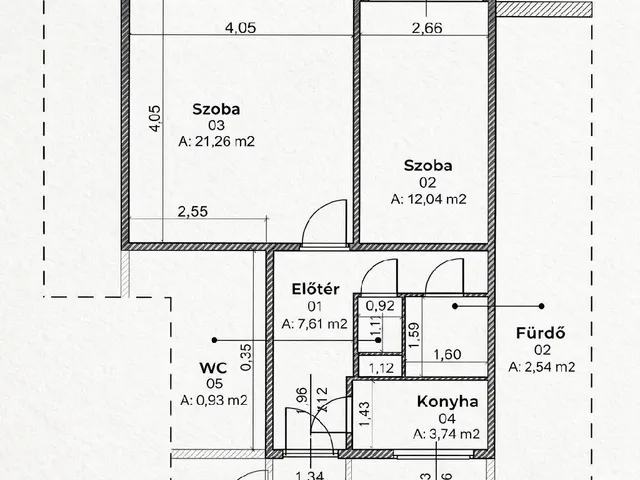 Eladó lakás Budapest XIV. kerület, Rákosfalva 49 nm