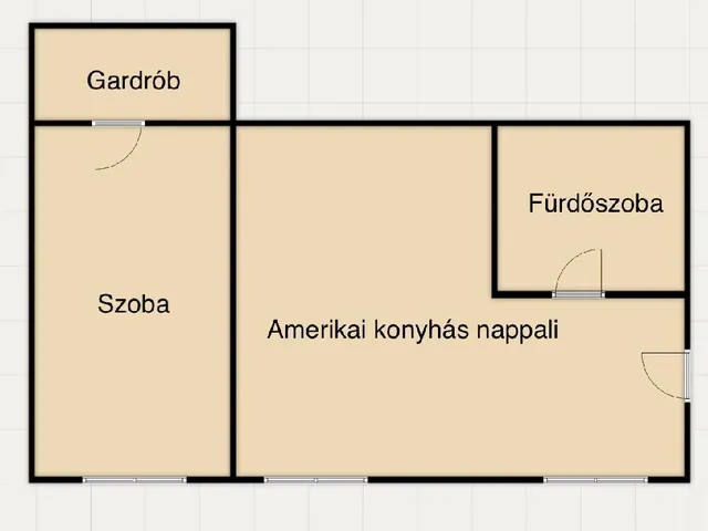 Eladó lakás Budapest VII. kerület, Belső-Erzsébetváros 26 nm