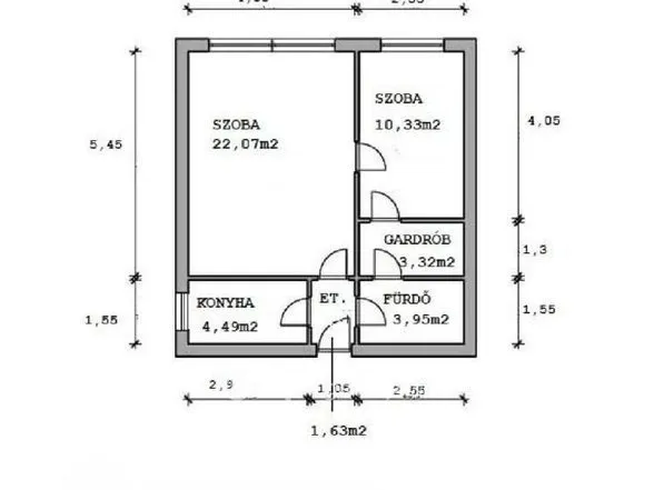 Eladó lakás Budapest XIV. kerület, Alsórákos 46 nm