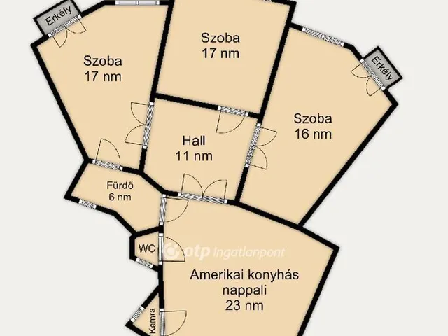 Eladó lakás Budapest VIII. kerület 93 nm