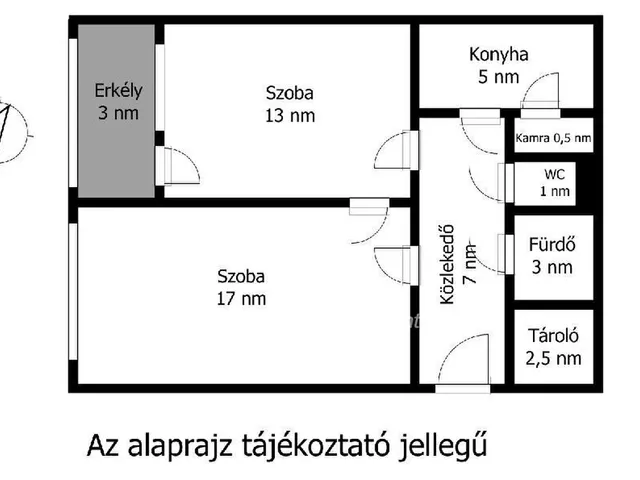 Eladó lakás Budapest III. kerület, Óbuda 49 nm