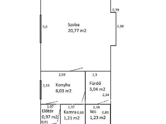 Eladó lakás Budapest X. kerület 33 nm