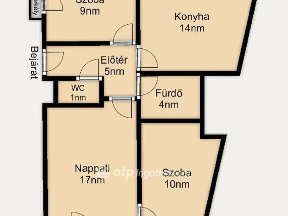 Eladó lakás Budapest VIII. kerület, Századosnegyed 60 nm