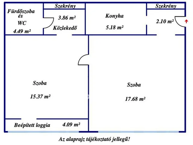 Eladó lakás Budapest XIV. kerület, Zugló 50 nm