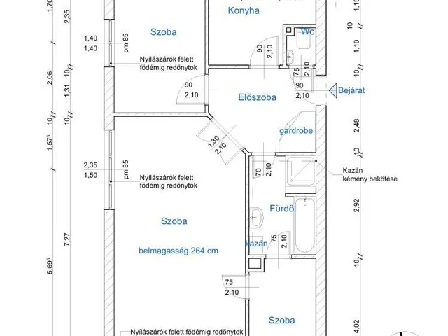 Eladó lakás Budapest II. kerület, Törökvész 72 nm