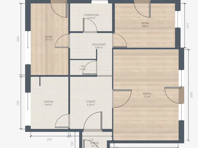 Eladó lakás Budapest XIII. kerület, Angyalföld 55 nm