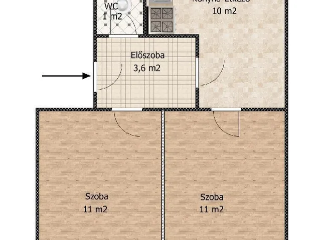 Eladó lakás Budapest XIII. kerület, Angyalföld 39 nm