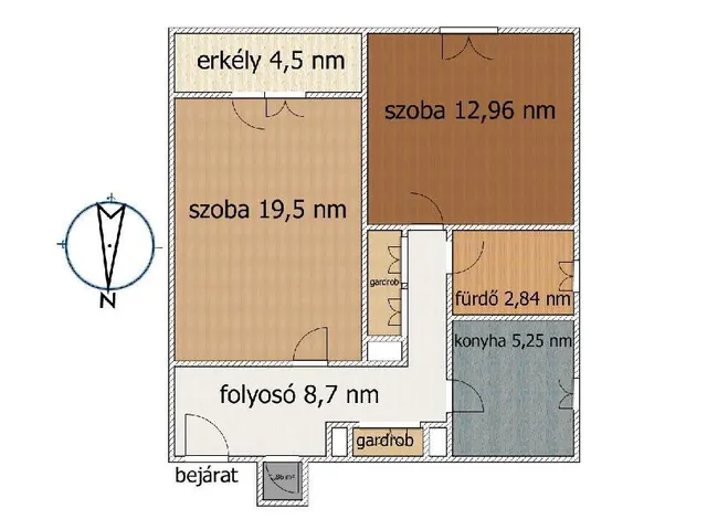 Eladó lakás Budapest XX. kerület, Gubacsipuszta 53 nm
