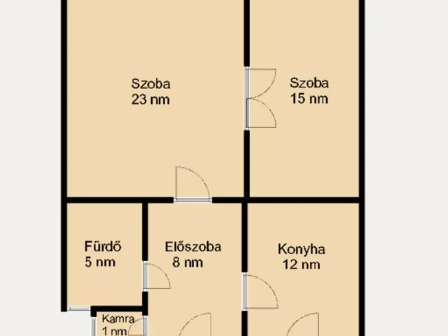 Eladó lakás Budapest VIII. kerület, Magdolnanegyed 64 nm