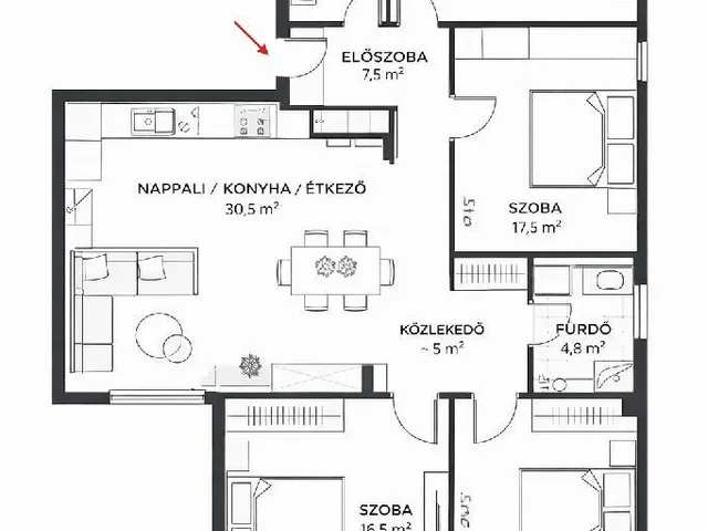 Eladó lakás Budapest VIII. kerület 102 nm