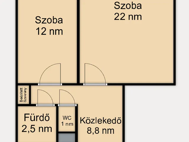 Eladó lakás Budapest X. kerület, Ligettelek 51 nm