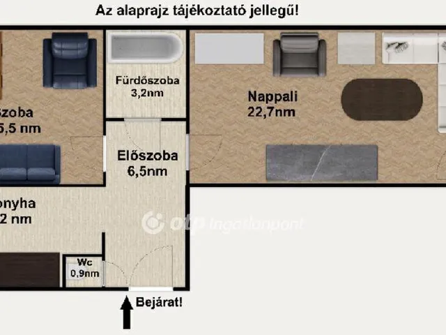 Eladó lakás Budapest XX. kerület 56 nm