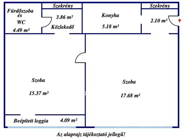 Eladó lakás Budapest XIV. kerület 50 nm