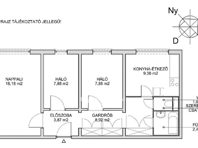 Eladó lakás Budapest XIX. kerület, Kispest 59 nm