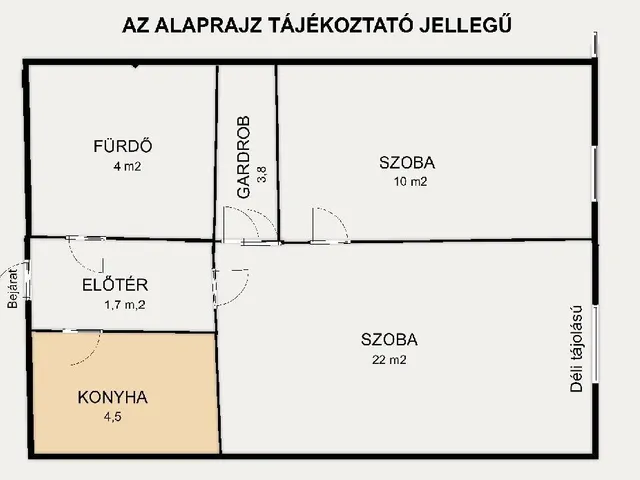 Eladó lakás Budapest XIV. kerület, Rákosfalva 46 nm