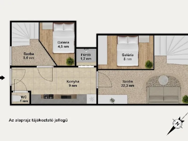 Eladó lakás Budapest VIII. kerület 41 nm