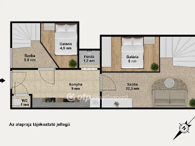 Eladó lakás Budapest VIII. kerület 41 nm