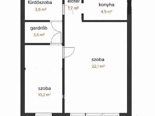 Eladó lakás Budapest XIV. kerület 46 nm