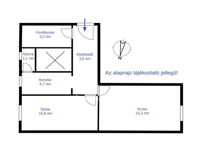 Eladó lakás Budapest X. kerület 39 nm