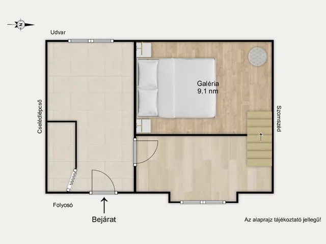 Eladó lakás Budapest VII. kerület 23 nm