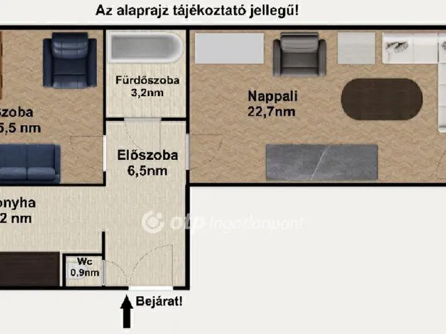 Eladó lakás Budapest XX. kerület 56 nm