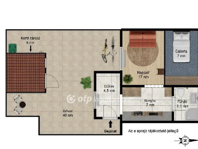 Eladó lakás Budapest XXI. kerület 32 nm