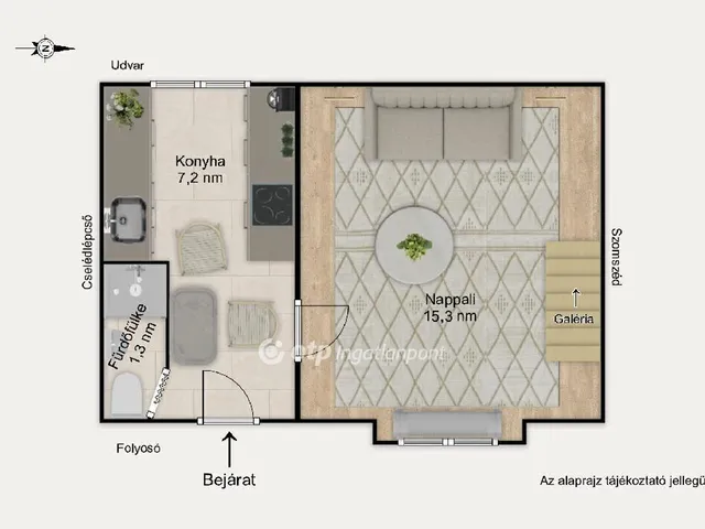 Eladó lakás Budapest VII. kerület 23 nm