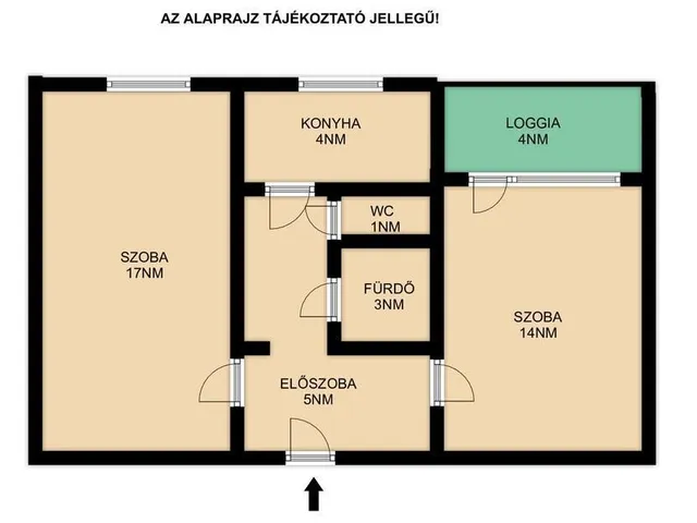 Eladó lakás Budapest III. kerület 48 nm