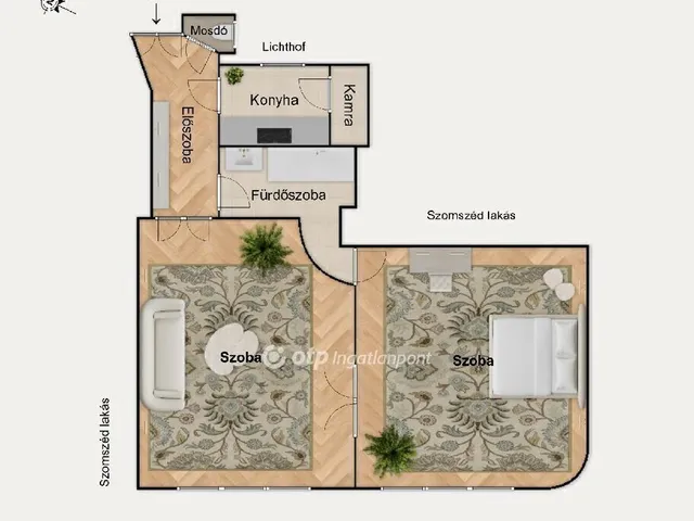 Eladó lakás Budapest V. kerület, Belváros 89 nm