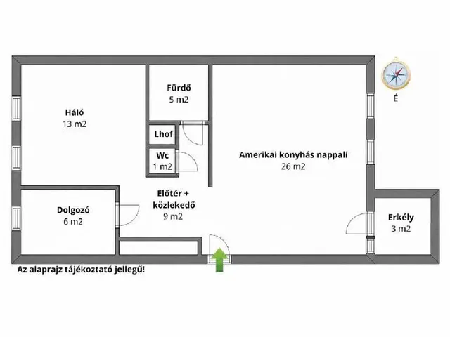 Eladó lakás Budapest XII. kerület, Hegyvidék 60 nm