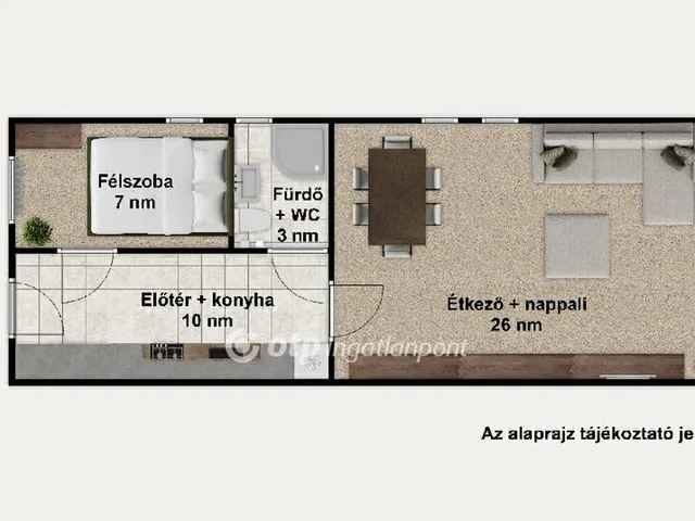 Eladó lakás Budapest IX. kerület 43 nm