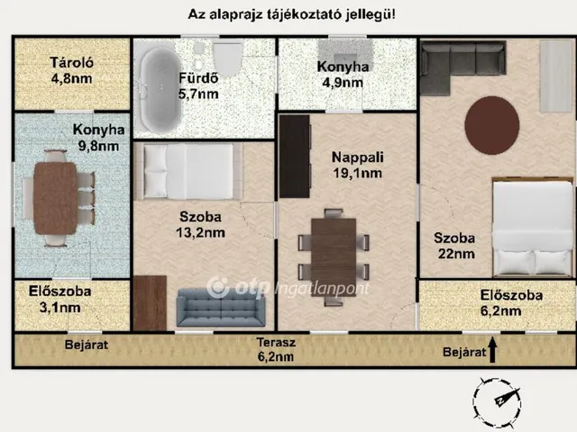 Eladó ház Tápiószecső 100 nm
