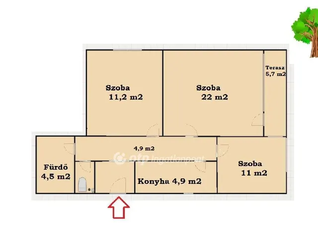 Eladó lakás Budapest II. kerület, Törökvész 66 nm