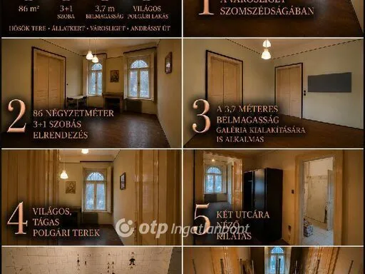 Eladó lakás Budapest VI. kerület 86 nm