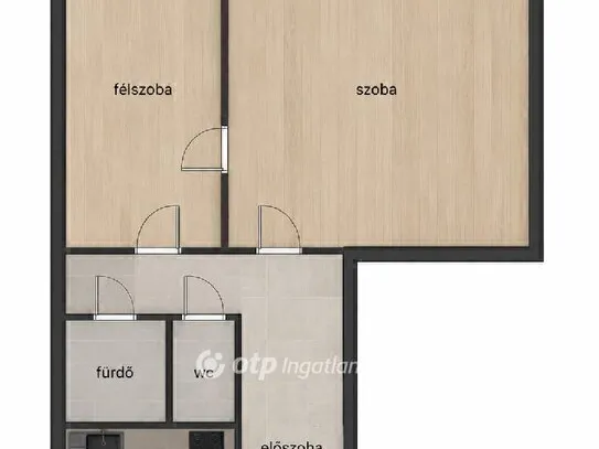 Eladó lakás Budapest X. kerület, Újhegy 50 nm