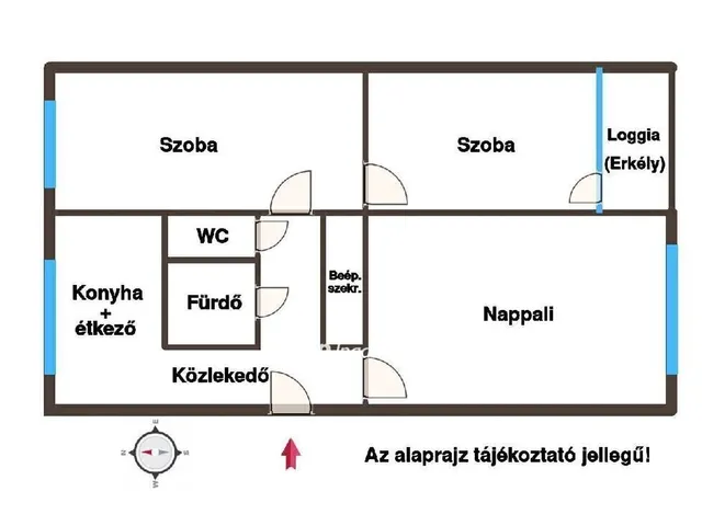 Eladó lakás Budapest IV. kerület, Újpest 60 nm