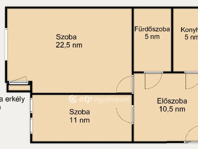Eladó lakás Budapest VII. kerület 54 nm