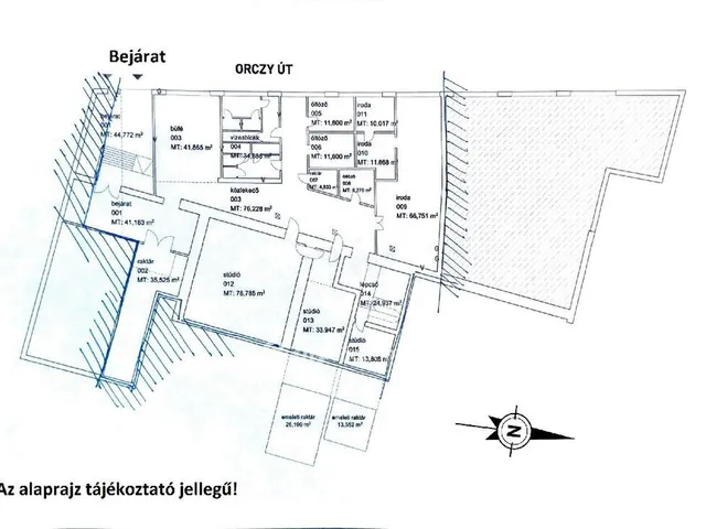 Kiadó kereskedelmi és ipari ingatlan Budapest VIII. kerület 591 nm