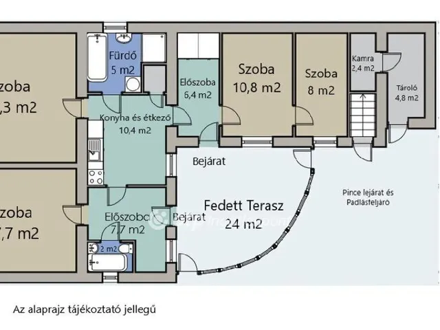 Eladó ház Budapest XVIII. kerület, Gloriett-telep 103 nm