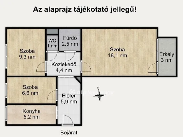 Eladó lakás Budapest XIX. kerület, Wekerletelep 53 nm