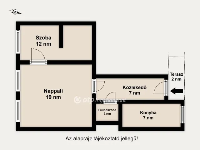 Eladó lakás Budapest VIII. kerület 47 nm