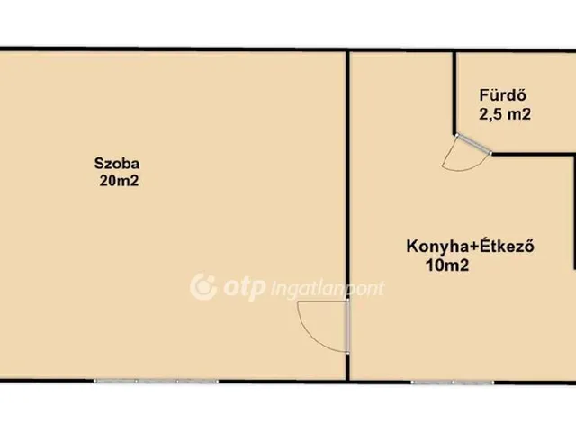 Eladó lakás Budapest XIII. kerület, Újlipótváros 32 nm