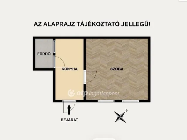 Eladó lakás Budapest IV. kerület, Újpest 28 nm