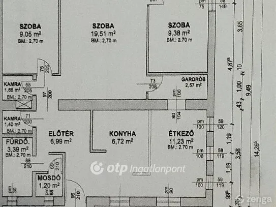 Eladó lakás Tápiószecső 73 nm