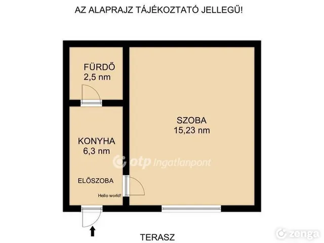Eladó lakás Budapest X. kerület 24 nm