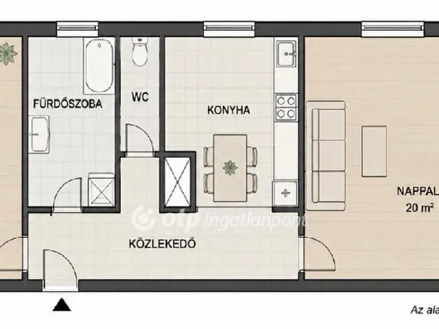 Eladó lakás Budapest XII. kerület, Kissvábhegy 48 nm