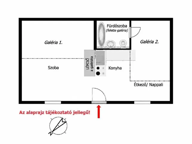 Eladó lakás Budapest VIII. kerület, Palotanegyed 35 nm