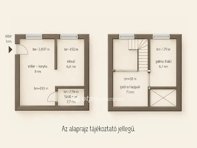 Eladó lakás Budapest VI. kerület 22 nm
