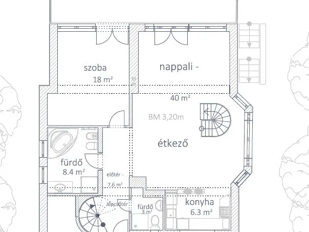 Eladó ház Budapest XXII. kerület, Budafok-Rózsavölgy 256 nm